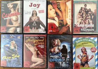 8 x DVD,  Erotik Sammlung,   NEU+VERSCHWEISST!