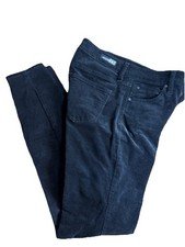 Women’s KUT From The Cloth Black Diana Skinny Corduroy Pants Mid Rise Soft Sz 0