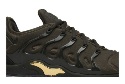 % Size 11 Nike Air VaporMax Plus Men Green and Gold Shoes 924453-300 A55 Nike Air VaporMax Plus  main image 4