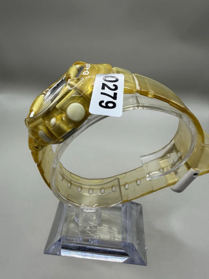 Vintage CASIO Baby G BG-169A Digital Watch Clear #0279 Yellow / Clear - Image 3 of 4