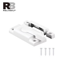 RELIABILT 2-1/8-in White Die-cast Sliding Window Sash Lock