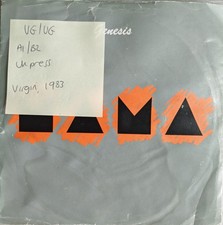 Genesis Mama Vinyl Record 7" VG/VG MAMA1 1983