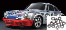 Tamiya Porsche 911 Carrera RSR TT-02 + Kugellager-Set #58571KU