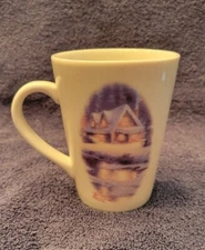 Thomas Kinkade "Deer Creek Cottage" Coffee Mug Circa 1995