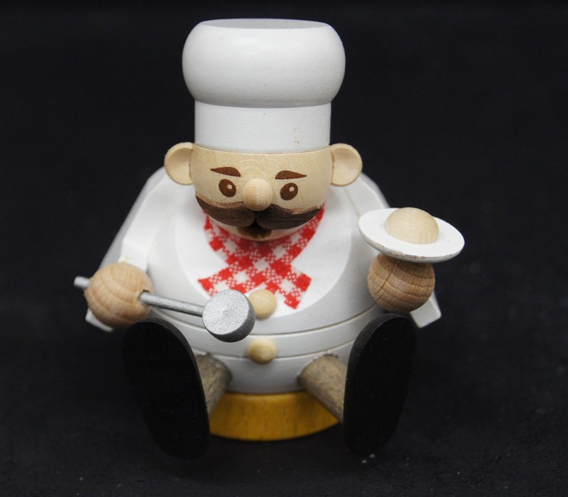 RICHARD GLASSER ERZGEBIRGE Little Baker Smoker/Incense Burner 3" GERMANY
