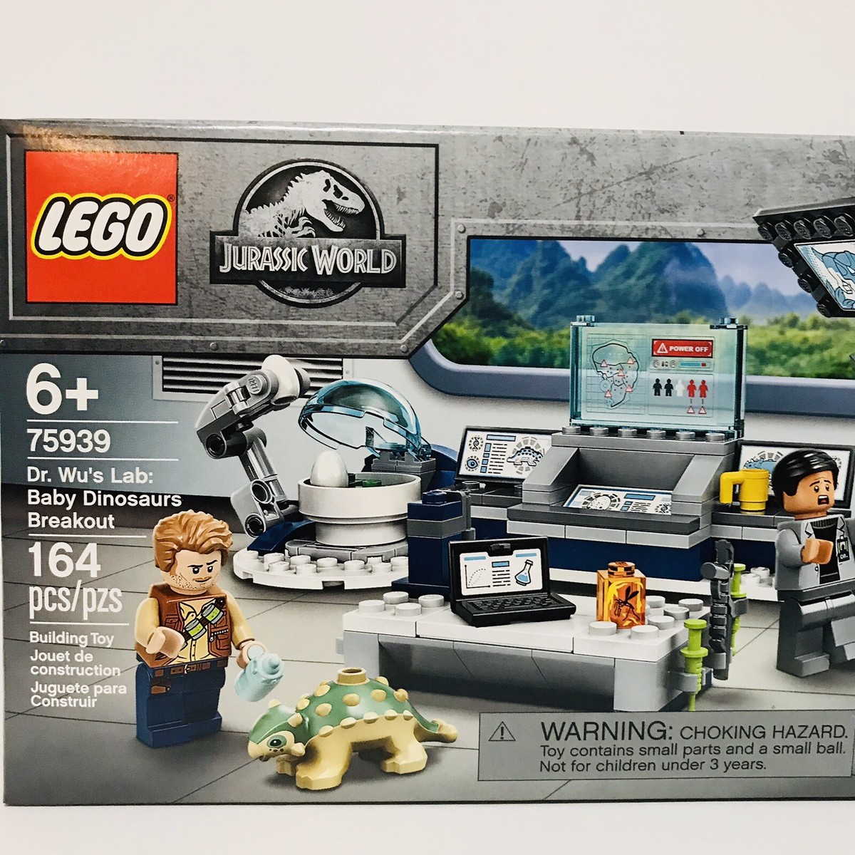 ユーリ LEGO 75939 Jurassic World-Dr. Wu's Lab: BABY DINOSAURS BREAKOUT