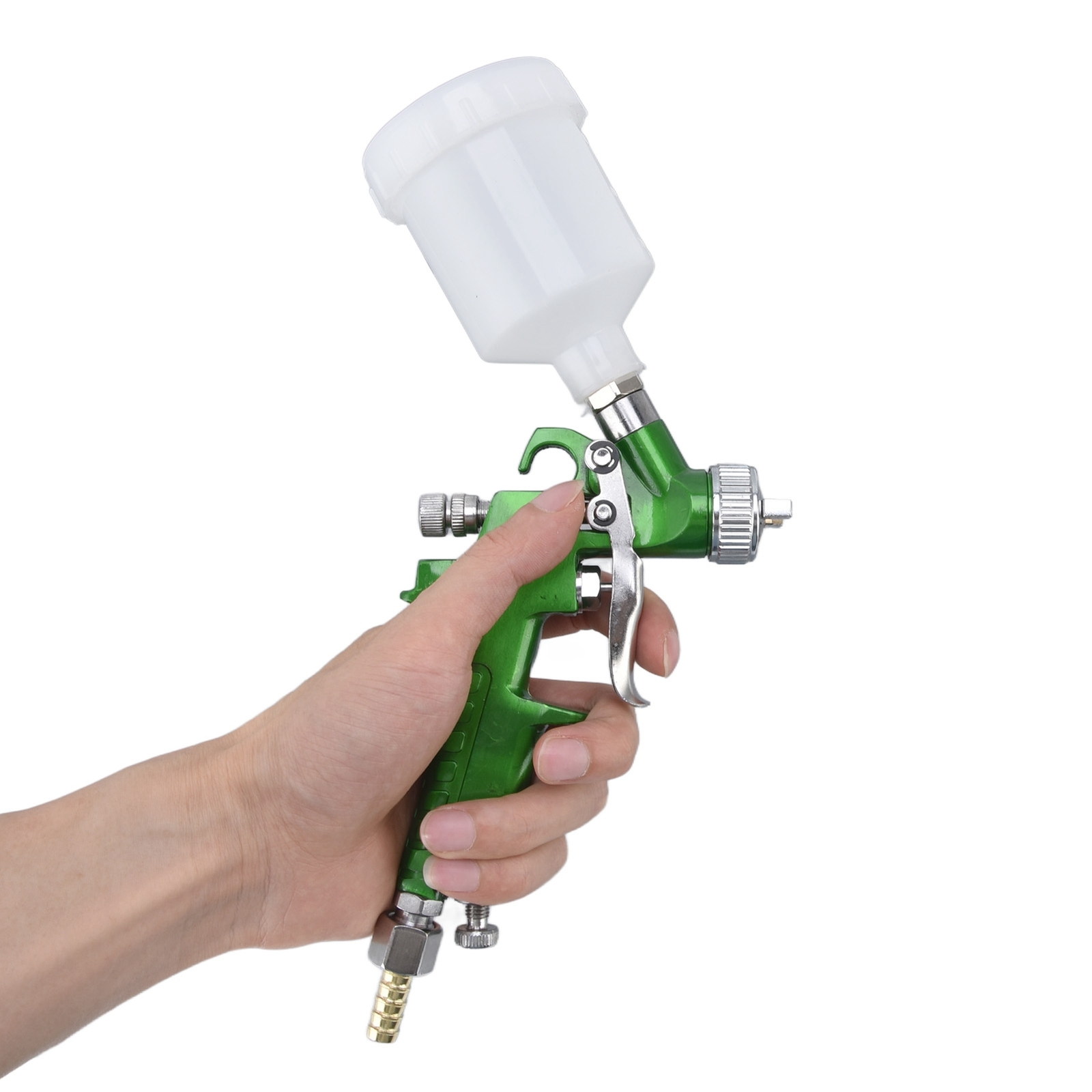 Mini Air Spray Gun HVLP 0.8MM Auto Car Detail Touch Up Paint Sprayer