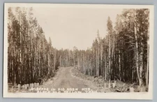 Rawlins Wyoming WY High School Meyers Real Photo Postcard RPPC 1920s