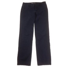 Eddie Bauer Slightly Curvy Fit Straight Blue Pants Womens 2