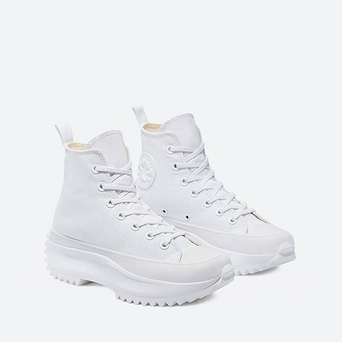 【日本未発売】Converse スニーカー ランスターハイク ハイ 白 ホワイト Converse Run Star Hike Hi 170777C White Limited Edt Platform Women
