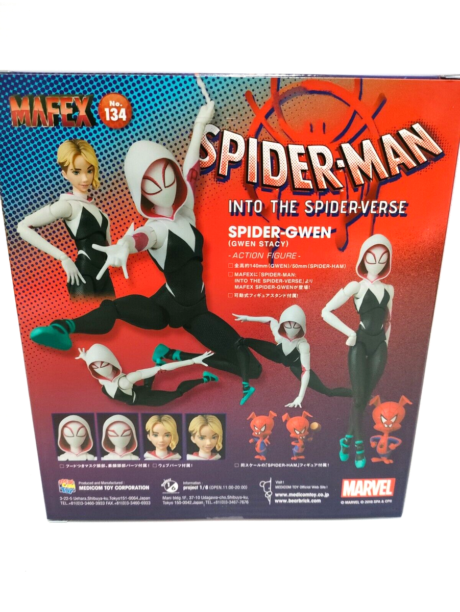 MEDICOM TOY MAFEX No.134 SPIDER-GWEN GWEN STACY Figure spiderman