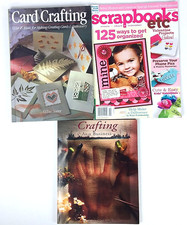 Lot of 3 Craft Instruction Books Crafting as a Business/Scrapbooks/Card Crafting