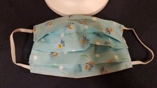 New Face Mask - Daisys Soft 100 cotton Wash/ Reusable W/FILTER POCKET Wire USA
