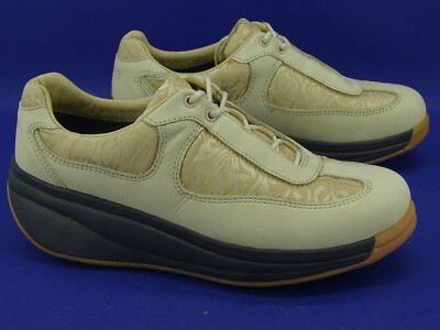 Joya Fresh Beige Schnürschuhe Lauf Bequem Damen Schuhe Leder Gr 37 2/3 Uk 4,5