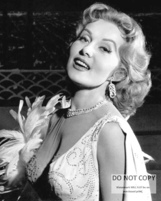 ACTRESS RHONDA FLEMING - 8X10 PUBLICITY PHOTO (AZ281)