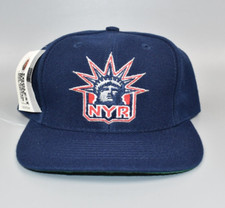 New York Rangers Vintage Twins Enterprise Wool Snapback Cap Hat - NWT