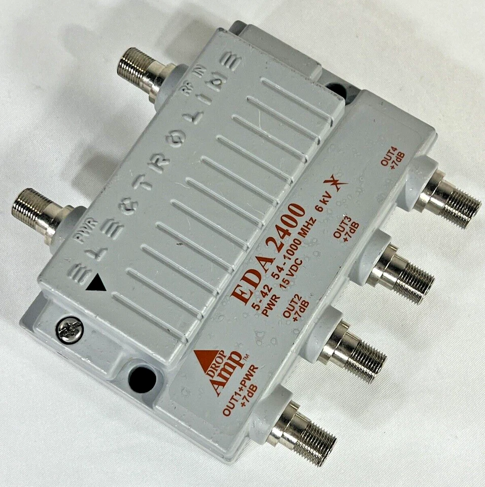 Electroline EDA 2400 4-port RF/CATV Distribution Amplifier - Image 2 of 4