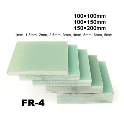 FR-4 Epoxy Glass Board Glassfibre Plate Sheet | Thick 1.0mm-8mm | Various Sizes