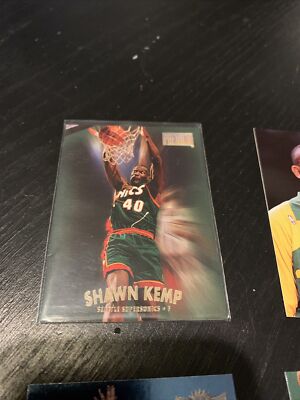 Shawn Kemp Rare Seattle Supersonics Card Lot Baker Payton Schrempf NBA  Vintage