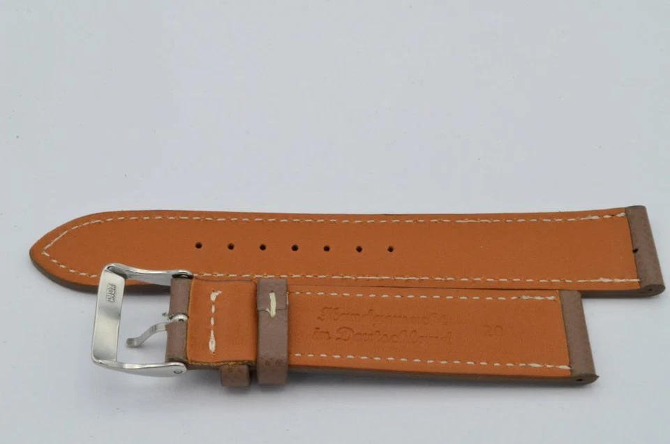 Pulsera Fluco Cuero Genuino 20Mm Con Hebilla 18Mm Nueva 7 Sin Usar Foto 2 de 2