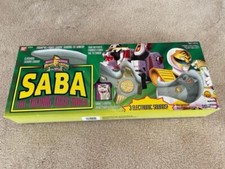 Bandai Mighty Morphin Power Rangers 1994 SABA "The Talking Tiger Saber" in box