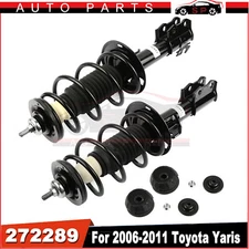 Fits 2006-2012 Toyota Yaris Quick Complete Struts Shocks Springs and Mounts Set