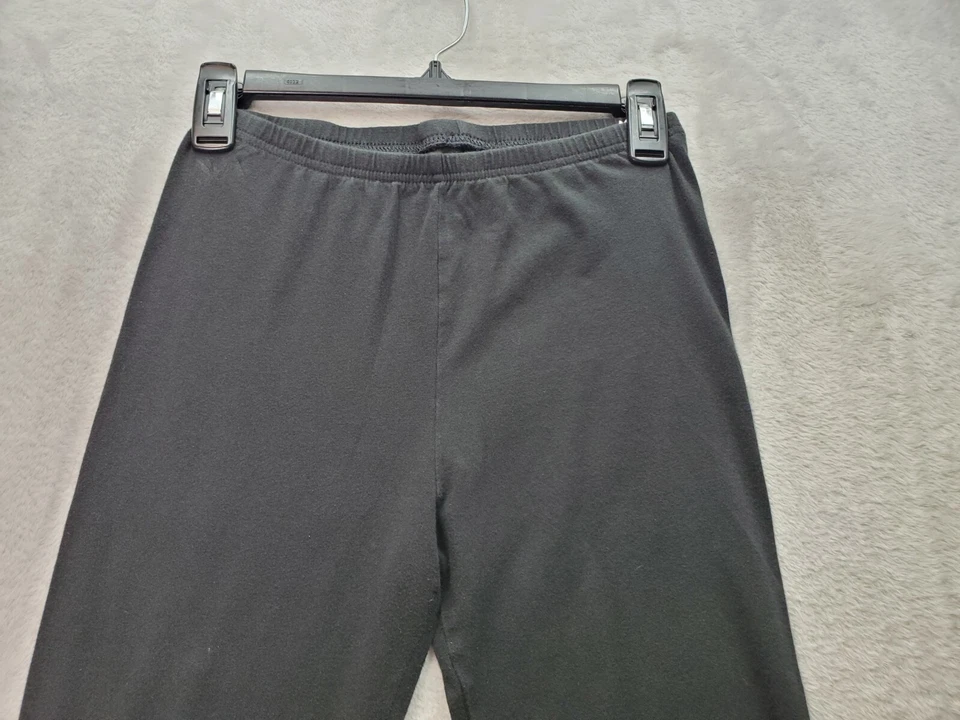 SO Capri Leggings Mujer Medianos Negros Perfectamente Suaves Cintura Elástica Pierna Recta Foto 4 de 4