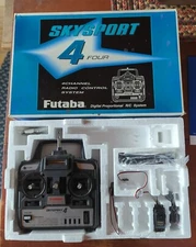 Vintage Futaba Skysport 4 Channel Radio Control RC T4VF- FM 