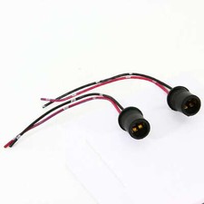 2Stk T10 LAMPEN FASSUNG W5W GLAS PARKLICHT STECK SOCKEL STECKER STANDLICHT E19