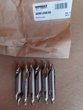 6 each Wright Tool Co. Precision Twist Drill #5 Combined Drill & Countersink