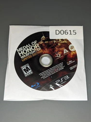 Medal of Honor: Warfighter - Limited Edition (Sony PlayStation 3) **DISC ONLY**