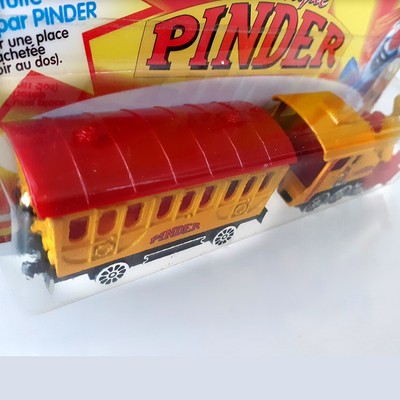 MAJORETTE PINDER LOCOMOTIVE No. 286 . ech 1/87 . EN BLISTER NEUF 