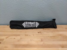 On Stage SM7122B Folding Music Stand, Black w/ Austin, TX Strait Music Bag