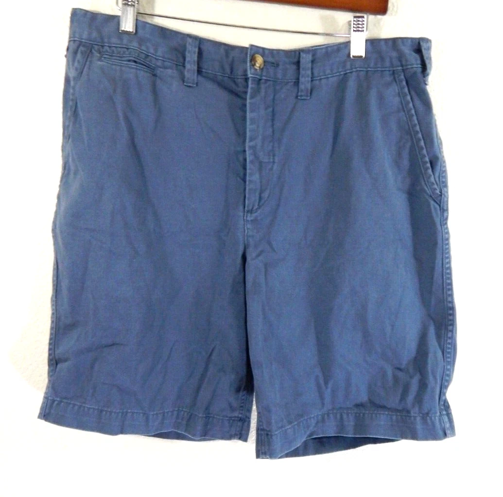 Polo Ralph Lauren Men's 35 Shorts Blue Relaxed Fit Cotton Chino EUC