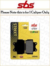 Yamaha XJR 400 S 1994 [Rear Ceramic Brake Pads] [SBS HF Series]