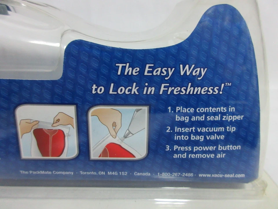 Packmate Vacu-Seal Starter Kit  - Cordless Handheld Vacuum Sealer New SEALED - Image 4 of 4