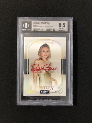 2008 Donruss Celebrity Cuts PRISCILLA BARNES #100 BGS 8.5 Autograph 066/200