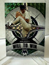2022 Panini Mosaic - Will to Win Green Mosaic Prizm #WW-9 Jack Morris Twins