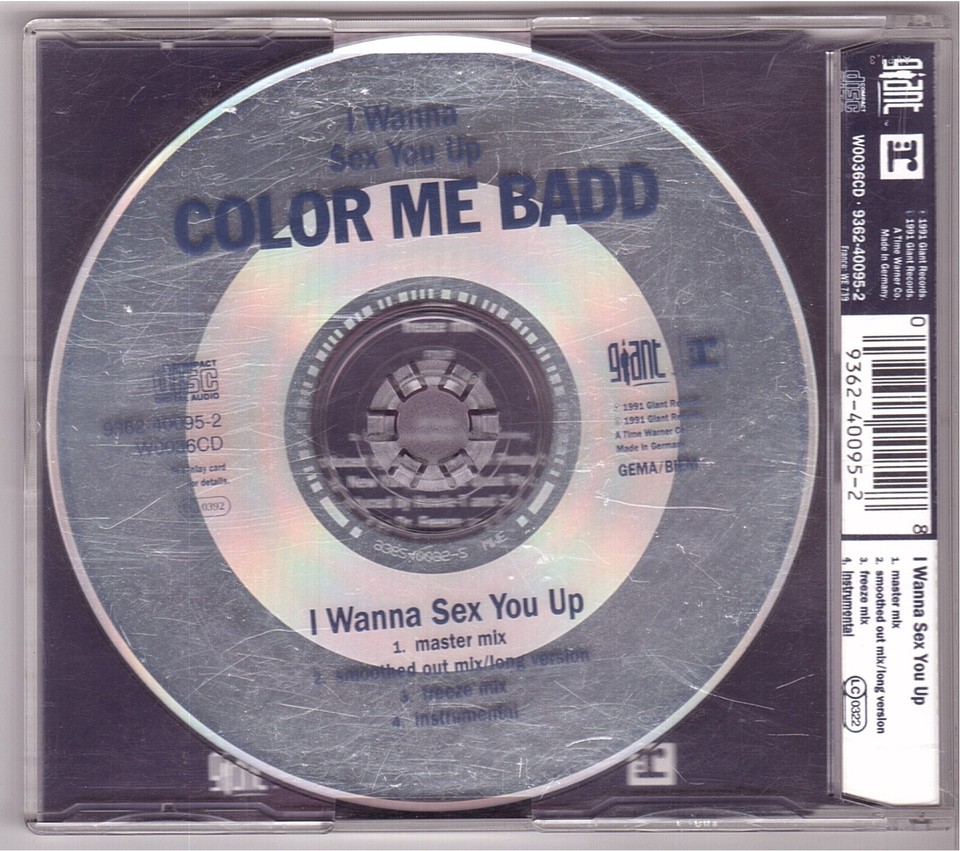 Color Me Badd - I Wanna Sex You Up (Maxi-CD 1991) eBay