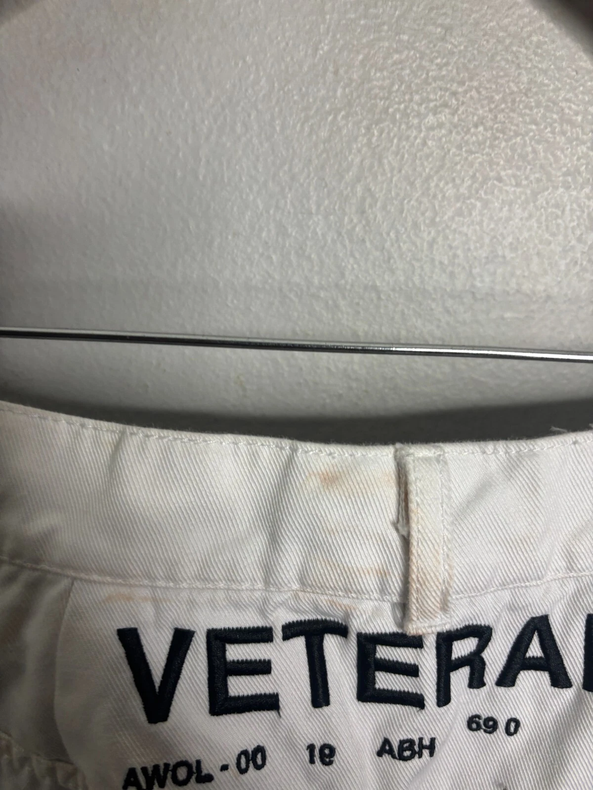 HBA (HOOD BY AIR) Jeans Uomo Cappuccio By Air HBA Taglia 26 Bianco 5988