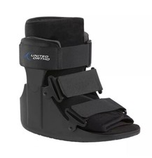 United Ortho Short Air Cam Walker Fracture Boot, Small, Black
