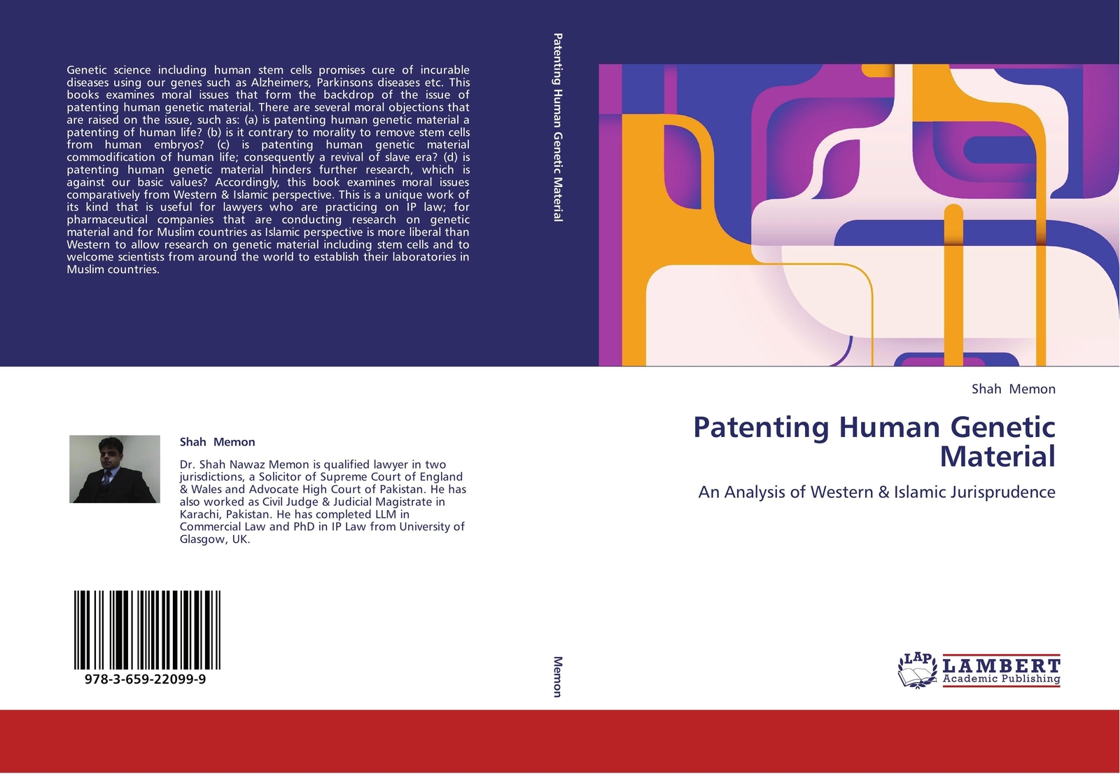 Thumbnail - Shah Memon | Patenting Human Genetic Material | Taschenbuch | Englisch