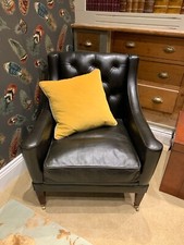 Ex Display George Smith Signature Leather Paris armchair chair rrp £5600