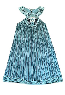 Sofie Max Studio Medallion Floral Print Halter Shift Dress