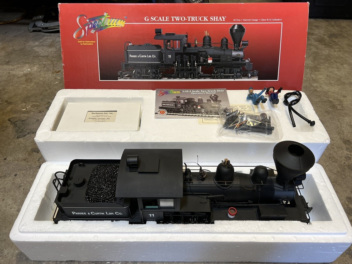 Bachmann Spectrum G Scale 36 Ton 2 Truck Shay #11 Pardee & Curtain