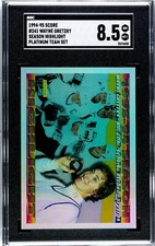 1994-95 SCORE PLATINUM TEAM SET #241 WAYNE GRETZKY  SGC 8.5  PR 1994 5452