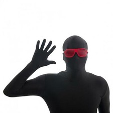 nWT Morphsuits Halloween Fancy Dress Costume Sunglasses. MXGBR Red OSFA