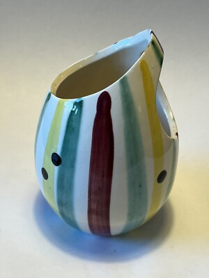 Vintage MCM Double Opening Mid Century Modern Pottery Vase German Zell Schmider?