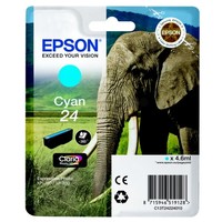 Epson C13T24224012 24 Tintenpatrone Cyan, 360 Seiten 4.6Ml Epson Xp 750