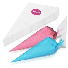  Piping Bags 200pcs - 12 Inch Disposable Pipi...